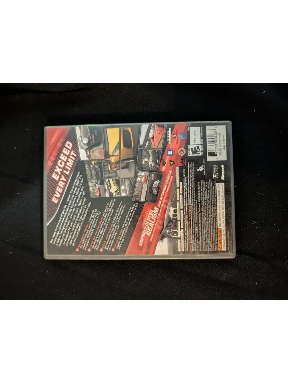 Project Gotham Racing 3 Platinum Hits Xbox 360 Complete in Case